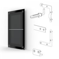 Зеркало Evoform Definite Floor 204х114 в багетной раме - Вензель бронзовый 101 мм арт-BY 6035 — фото 6, Зеркала в ванную комнату