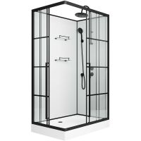 Душевая кабина Niagara Standart 100x80 R без гидромассажа арт-ST100/80/15QR/KL/BKT — фото 9, Душевые кабины