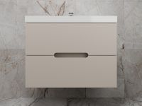 Тумба под раковину Style Line Матис 80 подвесная Крем арт-ЛС-00002308 — фото 2, Тумбы под раковину