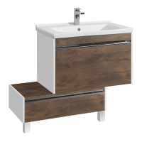 Тумба под раковину Aquaton Капри 80 подвесная Таксония темная арт-1A230201KPDB0 — фото 6, Тумбы под раковину