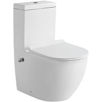 Унитаз биде SantiLine с бачком и сиденьем Микролифт арт-SL-5011SM-BD — фото 1, Напольные унитазы