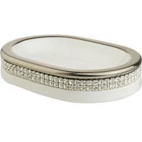 Мыльница Migliore Dubai Белая Хром арт-28483 — фото 1, Мыльницы