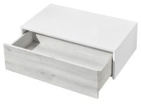 Тумба Aquaton Сакура 80 подвесная Ольха наварра Белый глянец арт-1A236603SKW80 — фото 2, Комоды и тумбы для ванной комнаты