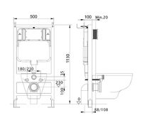 Комплект унитаза с инсталляцией Aquatek с сиденьем Микролифт арт-SET AQUATEK ЕВРОПА — фото 8, Комплекты унитаз + инсталляция