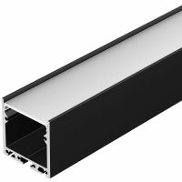 Профиль алюминиевый Arlight накладной Черный арт-036253 — фото 1, Профили для светодиодных лент