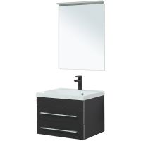 Комплект мебели для ванной Aquanet Верона 58 подвесной Черный матовый арт-287636 — фото 3, Комплекты мебели для ванной