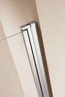 Душевой уголок Cezares Eco 120x90 профиль Хром стекло рифленое арт-ECO-O-RH-2-120/90-P-Cr — фото 9, Асимметричные душевые уголки