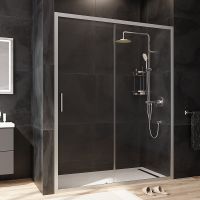 Товар: Душевая дверь AM.PM Gem 150 профиль Хром матовый стекло прозрачное арт-W90G-150-1-195MT - фото 5 Душевая дверь AM.PM Gem 150 профиль Хром матовый стекло прозрачное арт-W90G-150-1-195MT — фото 5, Раздвижные душевые двери