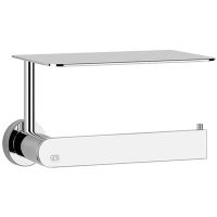 Держатель туалетной бумаги Gessi Emporio Accessories с полкой Хром арт-38855#031 — фото 1, Держатели туалетной бумаги