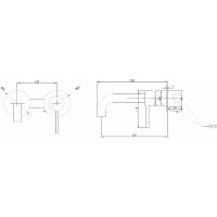 Смеситель для раковины Abber Wasser Kreis Золото матовое арт-AF8112G — фото 3, Смесители для раковины