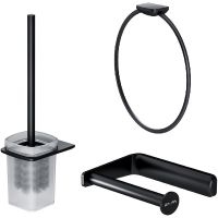 Набор аксессуаров для ванной AM.PM Inspire V2.0 Черный матовый арт-AK50T1103B — фото 1, Наборы аксессуаров для ванной комнаты