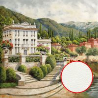 Фреска Ortograf Городской пейзаж живопись 11838 Фактура флок FLK Флизелин (2,7*2,7) Зеленый/Разноцветный, Город/Пейзаж/Живопись арт-11838 (флок FLK) — фото 1, Фрески