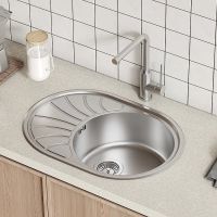 Товар: Кухонная мойка Iddis Suno S 65 Сатин арт-SUN65SDi77S - фото 3 Кухонная мойка Iddis Suno S 65 Сатин арт-SUN65SDi77S — фото 3, Кухонные мойки