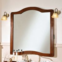 Зеркало Cezares Paolina 100 Ciliegio Anticato арт-PA-DUE/03.02 — фото 1, Зеркала в ванную комнату