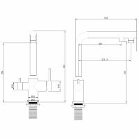 Смеситель для кухни Abber Emotion Никель арт-AF8814NG — фото 3, Смесители для кухни