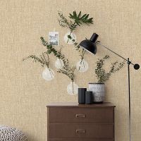 Обои Andrea Rossi Arlequin Винил на флизелине (1,06*10,05) Бежевый, Штукатурка арт-54303-5 — фото 2, Обои для стен