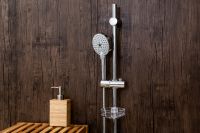 Душевой гарнитур Orange O-Shower Хром арт-OS032 — фото 5, Душевые гарнитуры на штанге