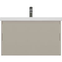 Тумба под раковину Cersanit Grande 80 подвесная Бежевая арт-64310 — фото 2, Тумбы под раковину