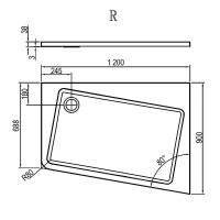 Товар: Душевой поддон из искусственного камня Ravak 10° Asymetric Pro 120x90 Белый арт-XA25G70101P - фото 4 Душевой поддон из искусственного камня Ravak 10° Asymetric Pro 120x90 Белый арт-XA25G70101P — фото 4, Душевые поддоны из искусственного камня