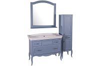 Зеркало ASB-Woodline Модерн 105 Рошфор с Белой патиной арт-11231 — фото 2, Зеркала в ванную комнату