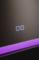 Зеркало Silver Mirrors Malta-RGB 55 с подсветкой с сенсорным выключателем и диммером арт-LED-00002511 — фото 13, Зеркала в ванную комнату
