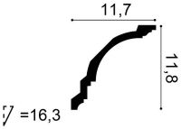 Карниз Orac Decor 2000x118x117 мм арт-CX106 — фото 2, Карнизы