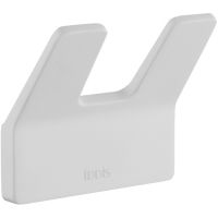 Двойной крючок Iddis Slide Белый матовый арт-SLIWT20i41 — фото 1, Крючки для полотенец
