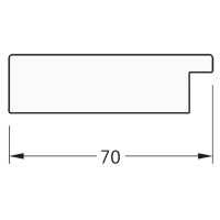 Зеркало Evoform Definite 136х76 в багетной раме - Соты титан 70 мм арт-BY 3308 — фото 6, Зеркала в ванную комнату