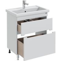 Тумба под раковину СанТа Лондон 70 Белая арт-224006л — фото 2, Тумбы под раковину