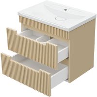 Тумба с раковиной Brevita Ariana 60 подвесная Капучино арт-УТ000015747 — фото 4, Тумбы с раковиной