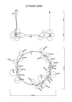Товар: Люстра Artelamp Vincent Прозрачная Черная арт-A7790SP-24BK - фото 4 Люстра Artelamp Vincent Прозрачная Черная арт-A7790SP-24BK — фото 4, Люстры