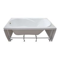 Акриловая ванна Santek Каледония 160x75 без гидромассажа арт-1WH302388 — фото 3, Акриловые ванны