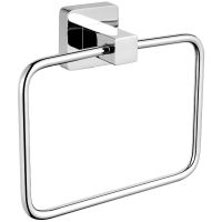 Кольцо для полотенец CeramaLux Quadro Хром арт-61906 — фото 1, Полотенцедержатели