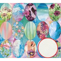 Фреска Ortograf Цветы 30408 Фактура флок FLK Флизелин (3*2,7) Разноцветный, Цветы/Абстракция арт-30408 (флок FLK) — фото 1, Фрески