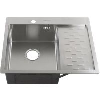 Кухонная мойка Fabia 63х50 Сатин арт-63503L — фото 2, Кухонные мойки