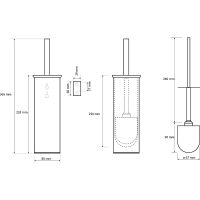 Товар: Ершик для унитаза Bemeta Plaza Хром арт-118213092 - фото 2 Ершик для унитаза Bemeta Plaza Хром арт-118213092 — фото 2, Ершики для унитаза