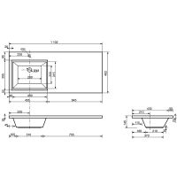 Товар: Тумба с раковиной Эстет Dallas Luxe 110 L Белая арт-ФР-00002018 - фото 6 Тумба с раковиной Эстет Dallas Luxe 110 L Белая арт-ФР-00002018 — фото 6, Тумбы с раковиной