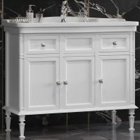 Тумба под раковину Opadiris Кантара 105 Белая матовая арт-00-00003680 — фото 1, Тумбы под раковину