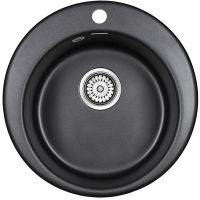 Кухонная мойка Paulmark Gelegen 50 Черная арт-PM404800-BL — фото 1, Кухонные мойки