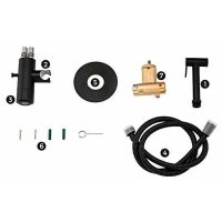 Гигиенический душ со смесителем Gappo с термостатом Черный матовый арт-G7288-6 — фото 6, Гигиенические души