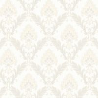 Обои Roberto Borzagi King Винил на флизелине (1,06*10) Белый, Дамаск арт-90118-1 — фото 1, Обои для стен