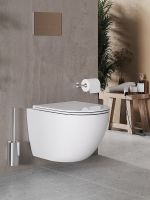 Товар: Унитаз Agger подвесной с сиденьем Микролифт арт-AT03100 - фото 9 Унитаз Agger подвесной с сиденьем Микролифт арт-AT03100 — фото 9, Подвесные унитазы