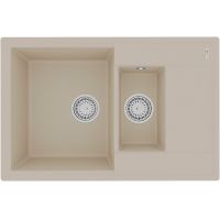 Кухонная мойка Lemark Ramza 760 Бежевая арт-9910038 — фото 1, Кухонные мойки