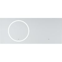 Зеркало Jorno Modulare 120 с подсветкой с сенсорным выключателем и увеличением арт-Mdlr.02.120/W/JR — фото 1, Зеркала в ванную комнату