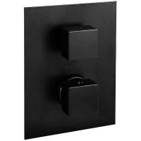 Комплект смесителей Paffoni Elle с термостатом Черный матовый арт-KITLEQ518NO105 — фото 4, Готовые комплекты для ванной комнаты