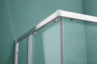 Душевой уголок Aquatek 90х90 профиль Хром стекло прозрачное арт-AQ ARI KV 09020CH — фото 3, Квадратные душевые уголки