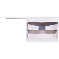 Тумба под раковину Style Line Даллас Люкс Plus 140 L подвесная Белый глянец арт-СС-00002337 — фото 5, Тумбы под раковину