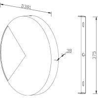 Товар: Настенный светильник Maytoni Modern Jupiter Латунь арт-MOD320WL-L10BS3K - фото 6 Настенный светильник Maytoni Modern Jupiter Латунь арт-MOD320WL-L10BS3K — фото 6, Бра