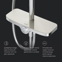 Душевая система AM.PM Like Хром арт-F0780200 — фото 15, Душевые стойки