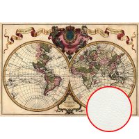 Фреска Ortograf Карты мира 34077 Фактура флок FLK Флизелин (4*2,7) Бежевый/Зеленый/Розовый, Карты арт-34077 (флок FLK) — фото 1, Фрески